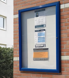 External Wall Mounted Noticeboards